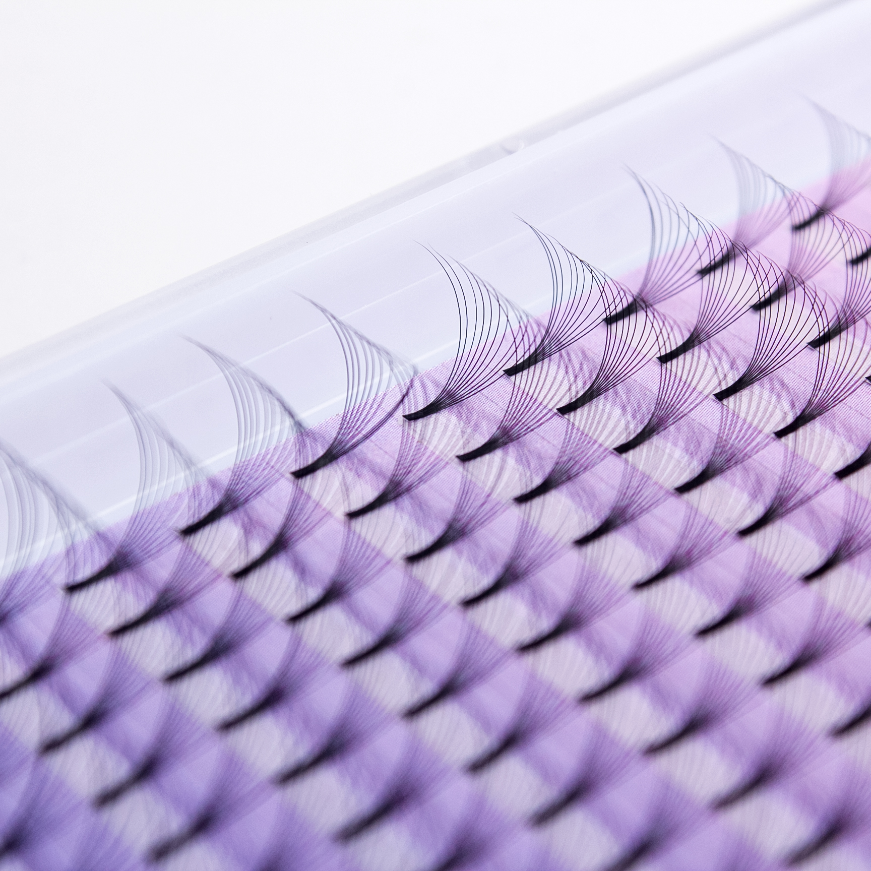 Premade Wide Fans Eyelash Extensions - short stem 320 Fans - Image 4