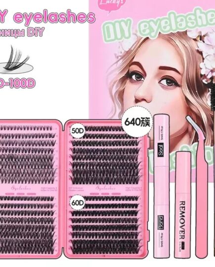 Segmented eyelashes kit