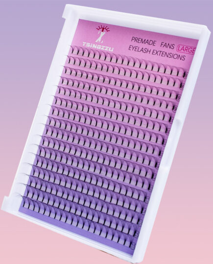 Premade Wide Fans Eyelash Extensions - short stem 320 Fans